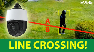 Line Crossing with an Auto Tracking Ai Cameras