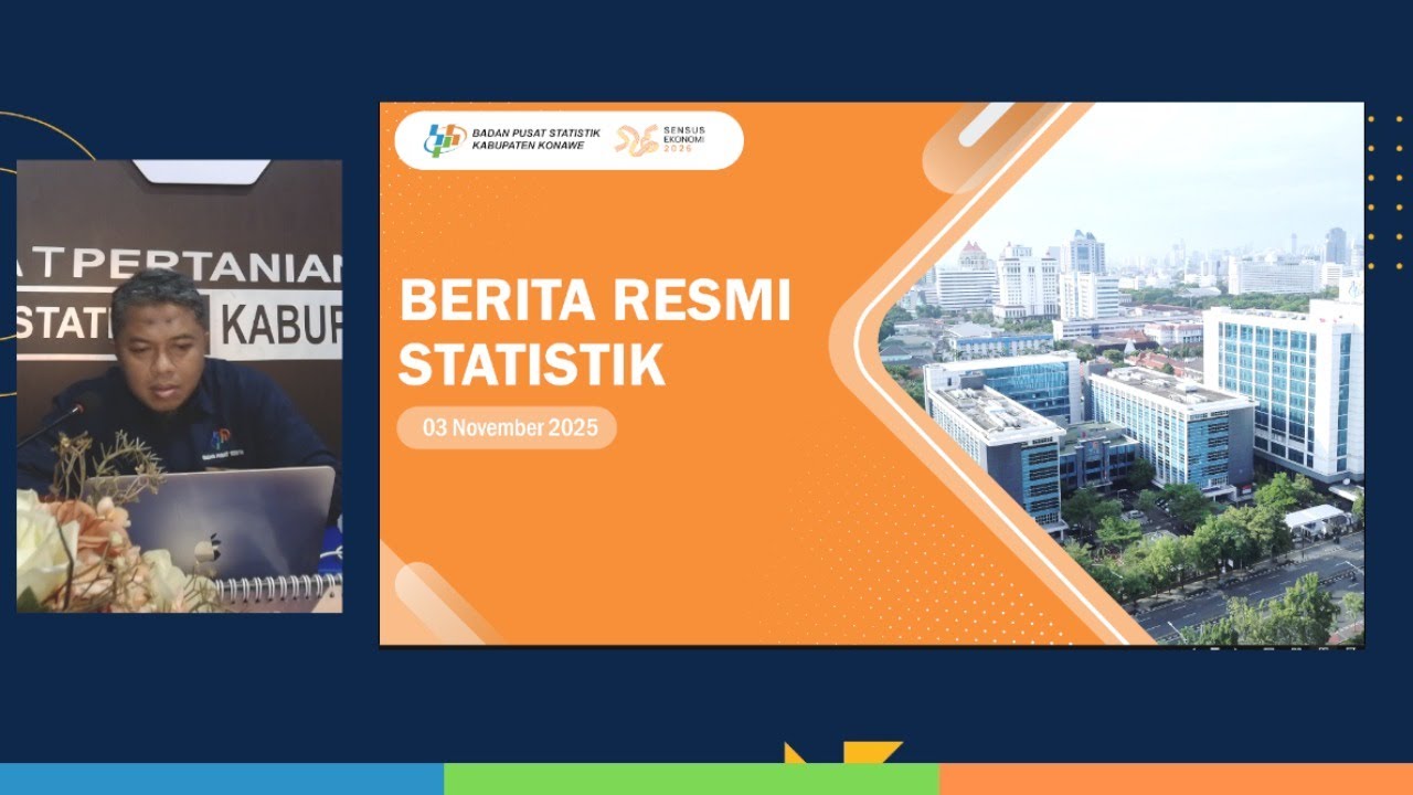 Live Streaming Rilis Inflasi 3 November 2025 BPS Kabupaten Konawe