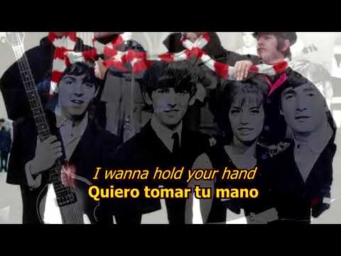 I want to hold your hand   The Beatles LYRICS LETRA Original1