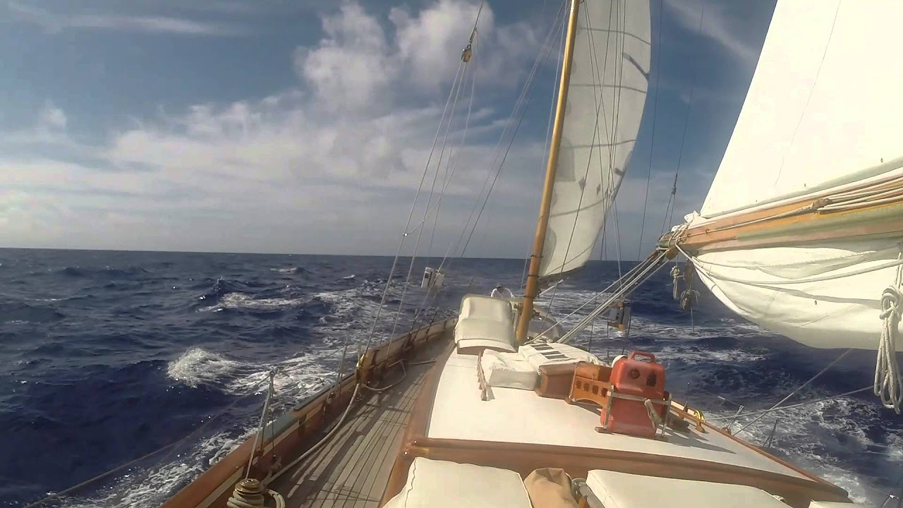 Sailing on Ticonderoga