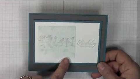 Clear Block Background Technique with Wetlands Stamp Set