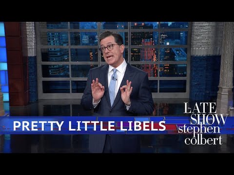 Stephen Gets In A Few Words Before Trump's Libel Crackdown