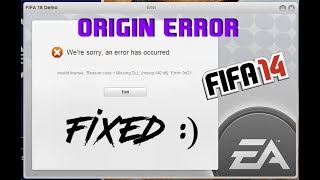 FIFA 14 - ORIGIN ERROR ACTIVATION FIX  ✔  SIMPLE & EASIEST METHOD! screenshot 5