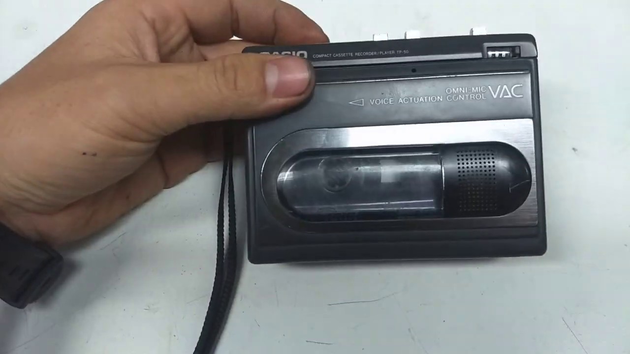 รีวิว CASIO TP-50 เครื่องเล่นเทปพกพา ใช้งานได้เต็มระบบ - YouTube