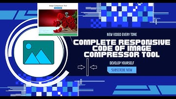 Complete responsive code of Image Compressor Tool