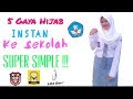 Gaya Hijab Anak Sekolah Kekinian