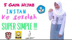 5 Gaya Hijab Instan Untuk Sekolah SD, SMP, SMA Super Simple #NMY Hijab Tutorials - Durasi: 8.18. 
