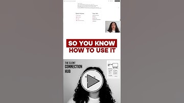 This is how the tutorial of the Client Connection Hub Notion template looks like