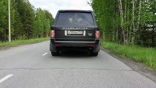 Звук после небольшой переделки глушителя, под нагрузкой Range Rover 3.6D ч.2