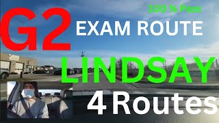 LINDSAY G2 TEST PRACTICE |437-755-3035| PASS TEST AT FIRST ATTEMPT | MISTAKES  & CORRECTIONS