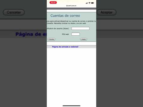 ACTIVAR CUENTA CORREO CON EL MÓVIL