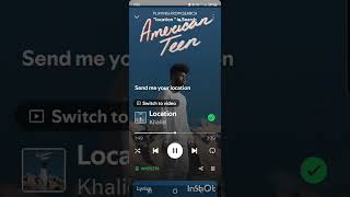 Location Original music video by Khalid original screen record video 