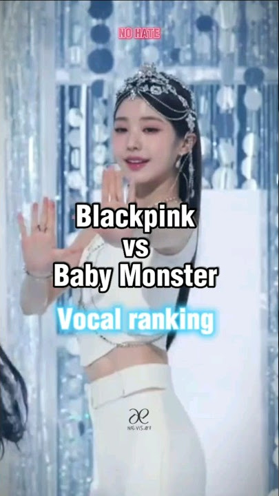 BLACKPINK VS BABYMONSTER |Vocal ranking | #kpop #blackpink #babymonster