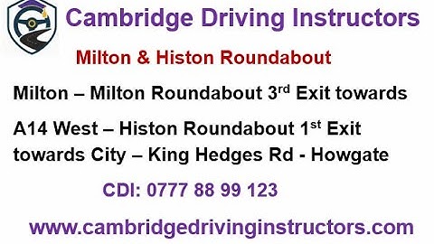 Cambridge Driving Test | Cambridge Driving Test Route | UK Driving Test Tips | Histon & Milton Round