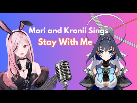 Mori Calliope and Ouro Kronii Sing Stay with me #calliolive