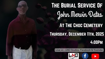 The Celebration Of The Life Of John Mervin Dates