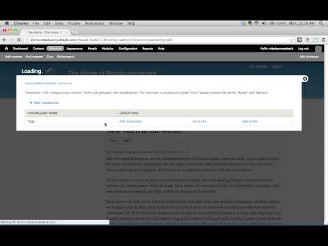 How do I add a new vocabulary to classify content on my Drupal site?