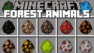 Minecraft FOREST ANIMALS MOD / PLAY WITH FOREST ANIMALS AND BREAD THEM!! Minecraft screenshot 4