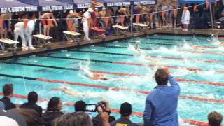 2015 CIFSS D1 FINALS 400 FREE RELAY