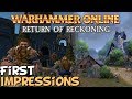 Warhammer Online First Impressions "Is It Worth Playing?"
