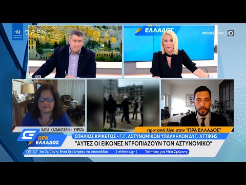 Κυρανάκης και Καφαντάρη για την αστυνομική βία στη Νέα Σμύρνη | Ώρα Ελλάδος 8/3/2021 | OPEN TV