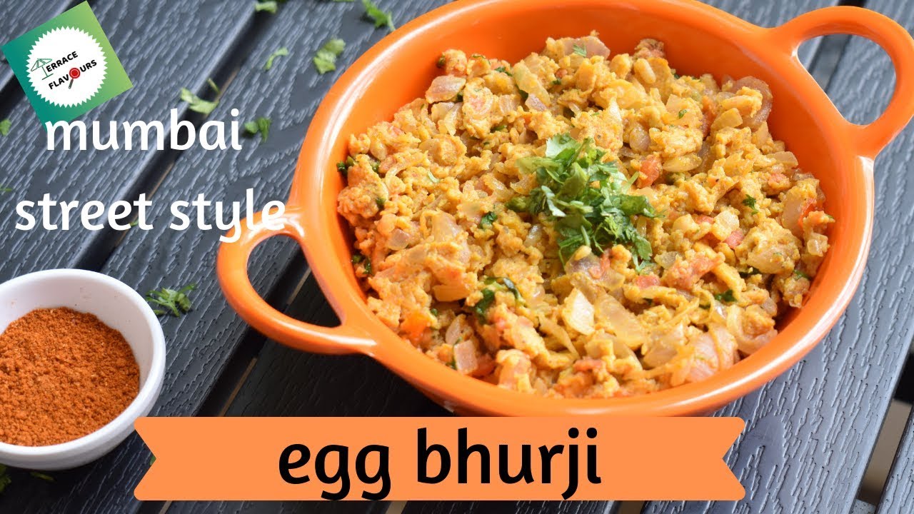 egg bhurji mumbai street style |egg bhurji using pav bhaji masala | Terrace Flavours