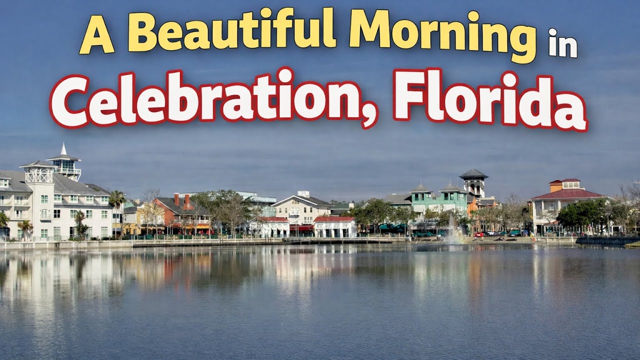 Celebration Florida Early Morning Vlog #celebrationflorida #livinginthedisneybubble
