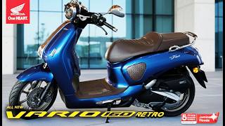 SAINGI YAMAHA FAZZIO 🔥 HONDA LUNCURKAN NEW VARIO VERSI RETRO | DESAINNYA IMUT BANGET