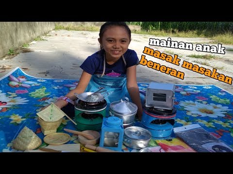 DRAMA Mainan MASAK MASAKKAN Masak Beneran Feat Mainan Anak KOMPOR MINI - GIVEAWAY. 