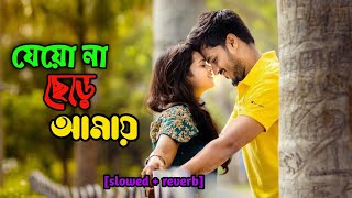 Jeyo Na Cere Amay যয ন ছড আময Slowed And Reverb Bangla Lofi Song 