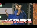 Ang wild ng crowd paglabas ni Sarah Geronimo, iba talaga!