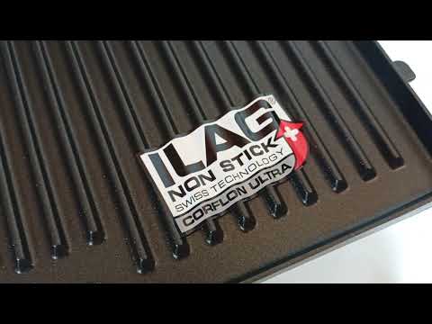 Електричний гриль SilverCrest SPM 2000 E2 Panini (2000 Вт, XXL, покриття ILAG, Німеччина), видео 2