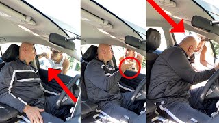 SEEING HOW MY DAD REACTS TO A STRANGER GOING UP TO HIS CAR *TIKTOK CHALLENGE*