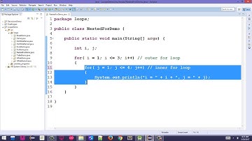 46. Nested Loops in Java Pashto