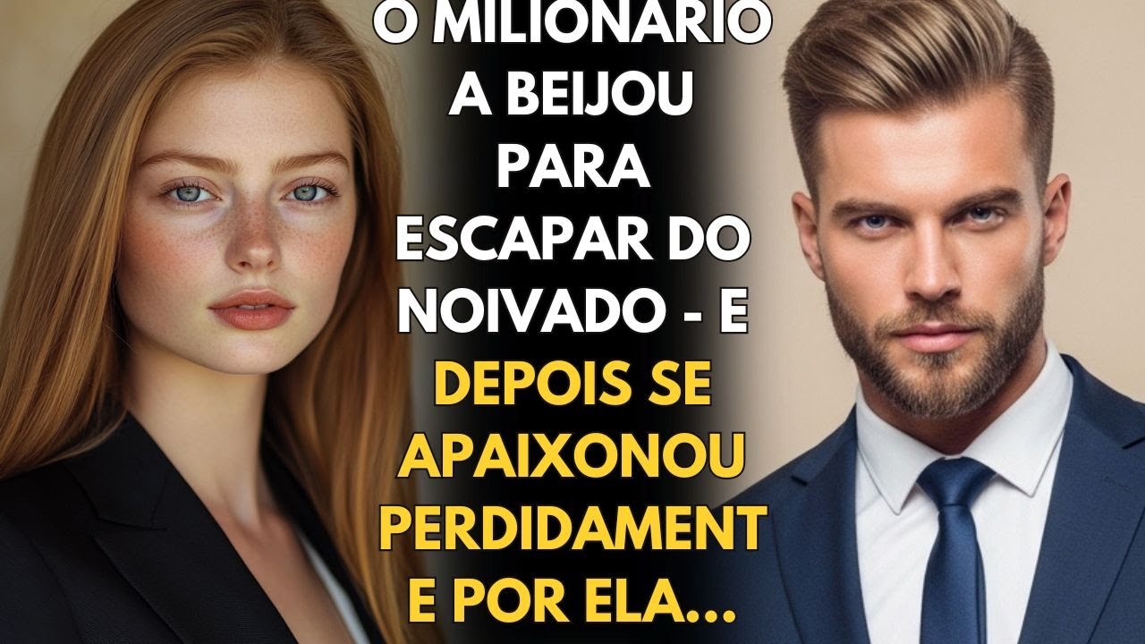 O MILIONÁRIO a beijou para escapar do noivado - e depois se apaixonou perdidamente por ela...
