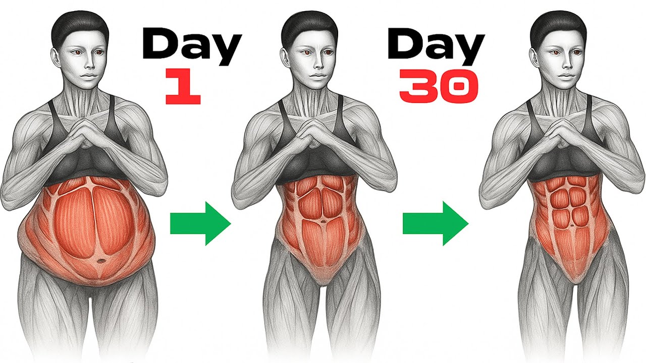 30 Minute Belly Fat Burn Workout for Women | Flatten Hanging Stomach Fast with Proven Core Routine