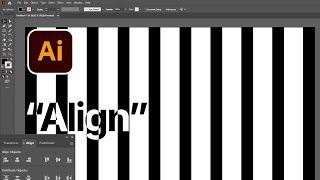 "Align" in Adobe Illustrator - Distribute Objects Evenly, Create Stripe Pattern. Net Worth