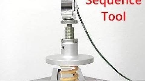 RTC 9000 fatigue test controller - Sequence Tool