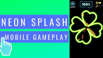 Neon Splash | iOS / Android Mobile Gameplay