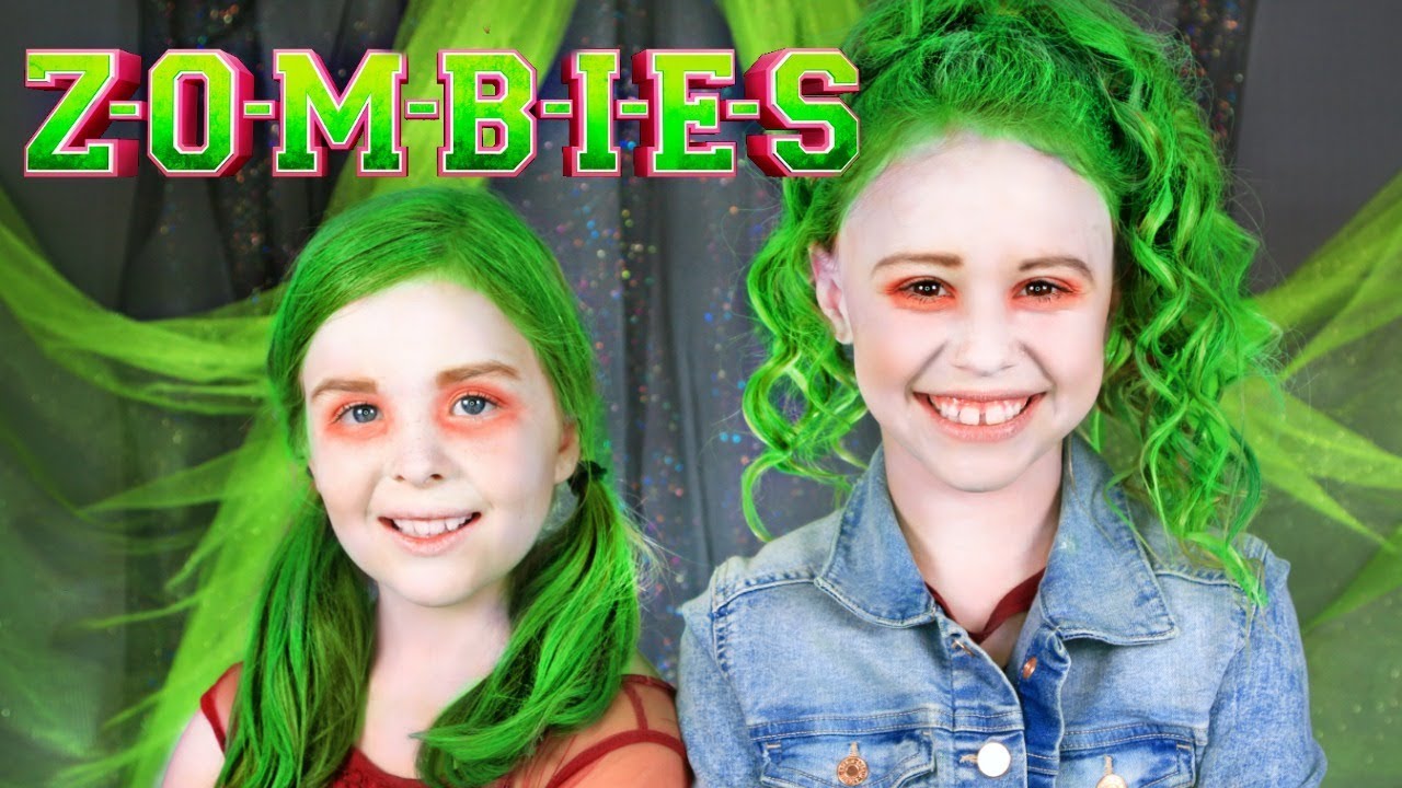 Disney ZOMBIES Eliza and Zoey Makeup and Costumes - YouTube.