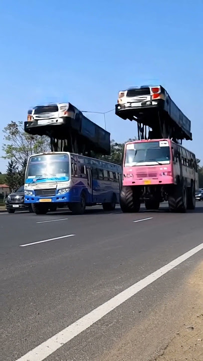TNSTC BLUE Bus and MTC Pink Buses #automobile #automotiveedit #ai #aivideo #aivfx #aiedits