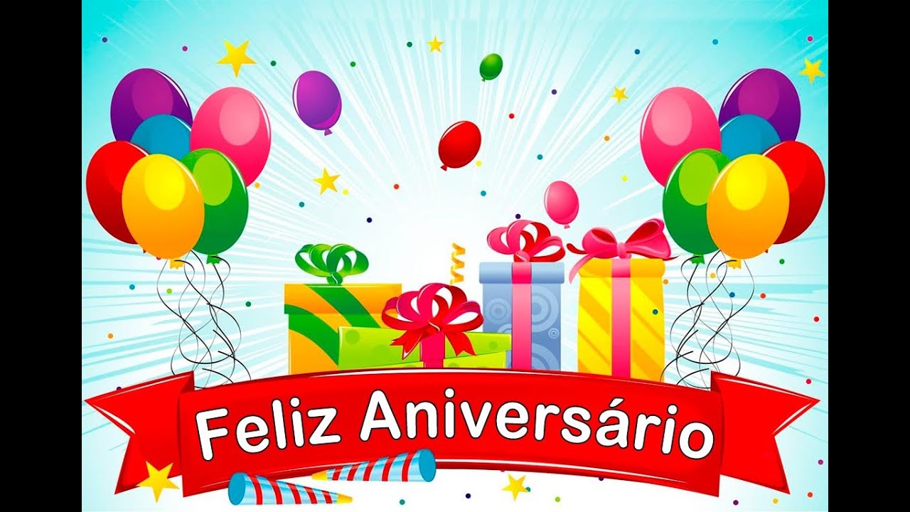 Feliz Aniversário - Background Animado - Escola e Família 