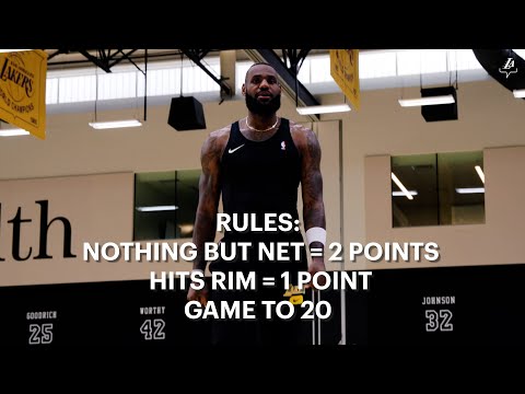 Free Throw Challenge: LeBron vs AD vs Rui