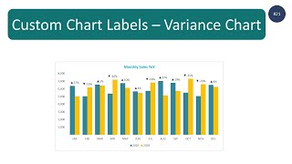 How to create Custom Excel Chart Labels Position in column chart (step by step guide) Net Worth