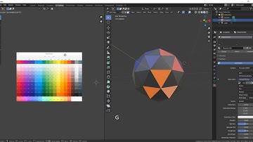 Blender - texture color palette