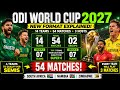 World Cup 2027 Ka Naya Format! 14 Teams, 54 Matches, Bara Surprise