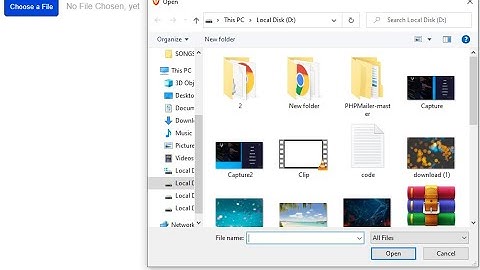How to create a File upload button using JavaScript, HTML & CSS
