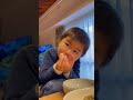 保育園新学期初日の感想を語る２歳男児