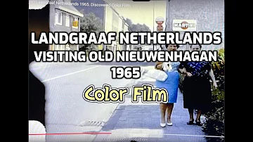 Vintage Landgraaf Netherlands. Visiting Old Nieuwenhagan 1965. Vintage Color Film.