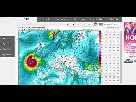 Hurricane Ophelia 115 MPH Major Hurricane Impacts on Ireland England & Scotland